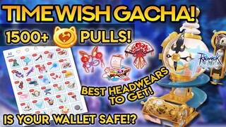 Testing the NEW TIME WISH MACHINE Gacha ~ 1500+ BCC Pulls!!