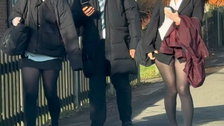 UK school uniforms with black stockings are already pretty outdated. If you could redesign them, wha