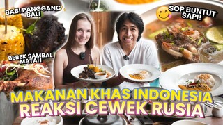 REAKSI CEWEK RUSIA COBAIN SOP BUNTUT SAPI - TURAH GAK BISA COBA!