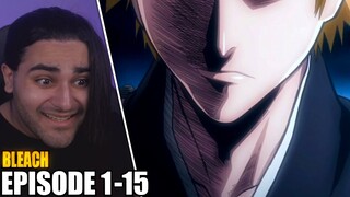 So I Started Bleach Again !! | Bleach Episode 1-15 Reaction