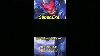 Saber Exe |Mobile legends #shorts