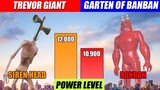 Trevor Giants and Garten of Banban Power Comparison | SPORE