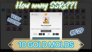 LUCKY 10 GOLD MOLDS! F2P NIKKE New Year End Festival #2023NikkeYearEndFest