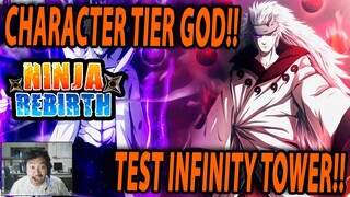 🔥🔥CHARACTER TIER GOD!! GAS LANGSUNG INFINITY TOWER!! - NARUTO NINJA REBIRTH HOTTEST