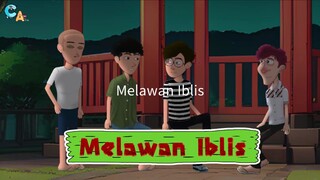 Melawan Iblis-Animasi horor-Anak kampung