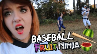 BASEBALL FRUIT NINJA!! || Jujutsu Kaisen Cosplay (ft. Itadori, Todo, Nobara, and Inumaki)