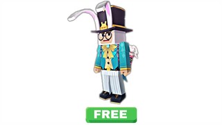 FREE EASTER BUNNY COSTUME SET  +MIB CODE IN BLOCKMAN GO.