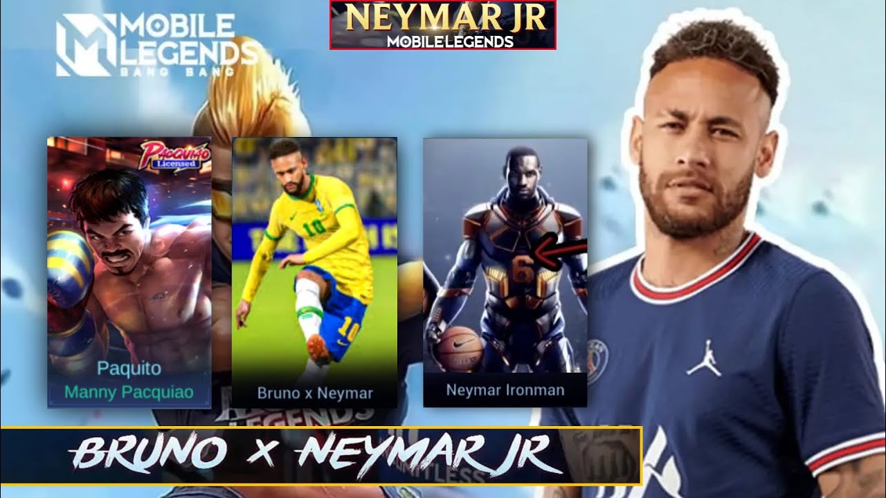 How to get free Neymar Jr Bruno skin in MLBB