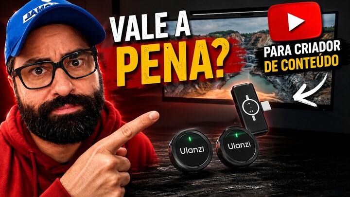 Vale a Pena Comprar o MICROFONE ULANZI A21? Teste Real para fazer VÍDEOS!