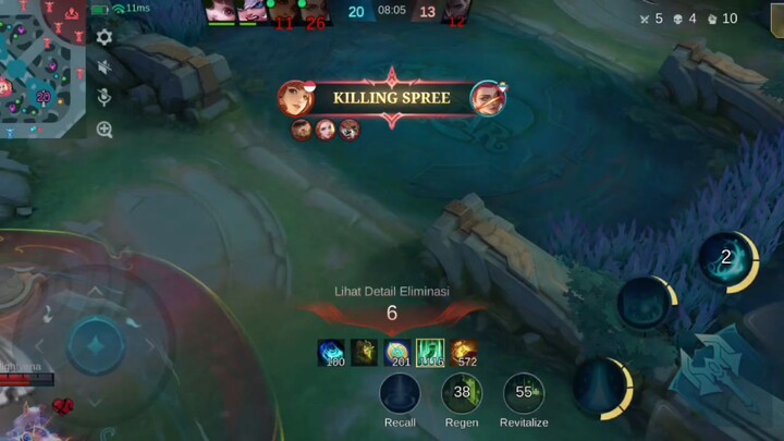 Estes Spam Heal. MLBB.