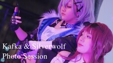 Kafka & Silverwolf Home Cosplay Photo Session! | Honkai: Star Rail Cosplay