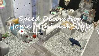 The Sims4 Decoration Home Minimal Style EP3 แต่งบ้านสองชั้นสไตล์มินิมอล