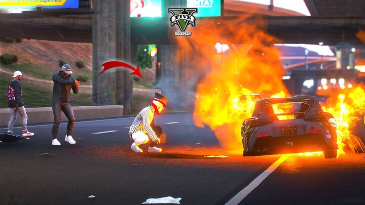 MOBIL INI DIHANCURKAN KELUARGA TRICKSTER !! - GTA V ROLEPLAY INDONESIA