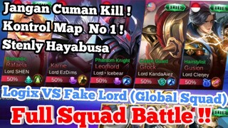 Stenly Hayabusa ! Full Squad Battle ! Split Push Mode On !