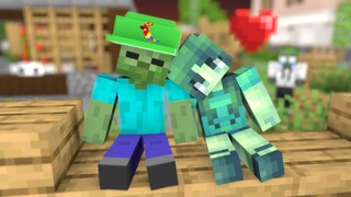 Monster School : Flirt With a Zombie Girl - Minecraft Animation Love Story