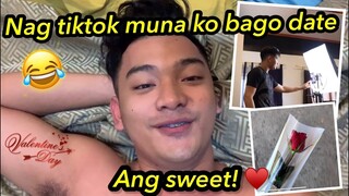 INUNA PA ANG TIKTOK KESA SA KA-DATE HAHAHA (at least may ka-date!) | VALENTINES DAY 😱♥️