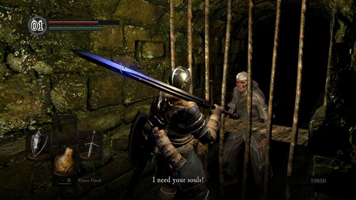 DARK SOULS™: REMASTERED-Fighting The Capra Demon