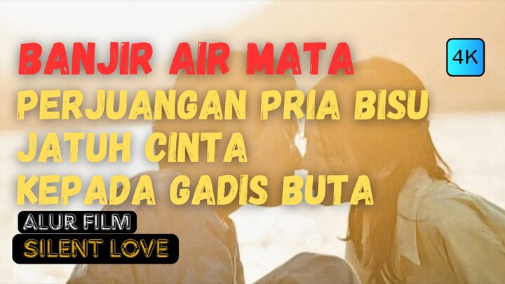 PRIA BISU JATUH CINTA DENGAN WANITA BUTA, KOMUNIKASI DENGAN KETUKAN JARI ‼️ alur film silent love