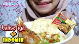 ASMR Mie Indomie Bakso Iga Pedas | ASMR Indonesia