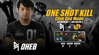Best Moments Clint BLCK Oheb | Playoffs Day 7 Match 3 vs RRQ Hoshi - M3 MLBB World Championship 2021