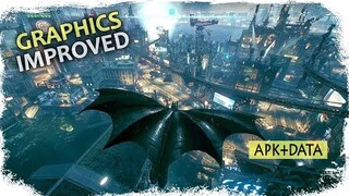 THE BATMAN MOBILE ULTRA GRAPHICS MOD GAMEPLAY | OFFLINE | APK + DATA LINKS