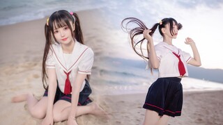 在海边的❤我的世界已坠入爱河❤七夕快乐(*^▽^*)