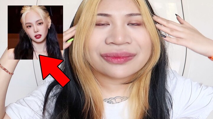 Tony tricked me into dyeing my hair the same color as Jennie?? What should I do after such a mess? .