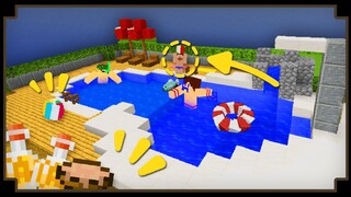 CARA MEMBUAT KOLAM RENANG - Minecraft Indonesia