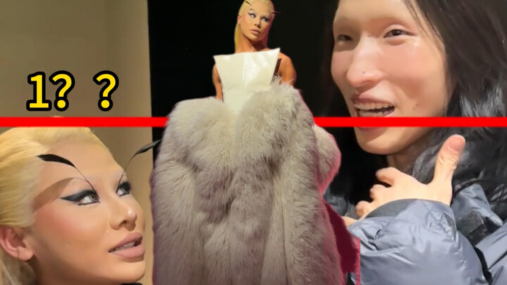 دُعيت للمشاركة في عرض أزياء، مرتدية حذاء بكعب عالٍ 17 سم وفستان يزن 20 كجم، ومشيت بخفة ورشاقة... من 