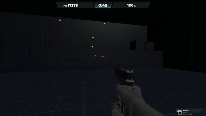 Shooting record: 100% hit rate on six targets