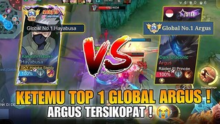 KETEMU TOP 1 GLOBAL ARGUS ! SIKOPAT BANGET CARA MAINNYA ! - MOBILE LEGENDS !
