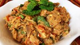 ซุปมะเขือใส่ปลาทู สูตรคุณยาย อาหารอีสานแท้ ทำง่าย แซ่บอิหลีเด้อ / Veggies paste Thai Esan style