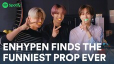 ENHYPEN discovers the funniest prop everㅣBehind the Scenes (FULL)