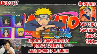 WOW! GAME NARUTO PRIVATE UPDATE GMSHOP+SVIP3+GIFTCODE+HERO BARU REVIEW & GACHA