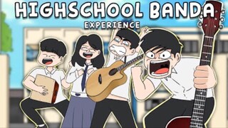 HIGHSCHOOL BANDA EXPERIENCE | Pinoy Animation