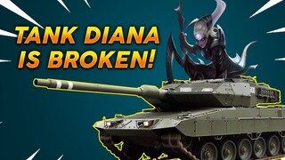 [THROWTHI]Diana lên đồ nửa tank nửa phép trong tay ThrowThi