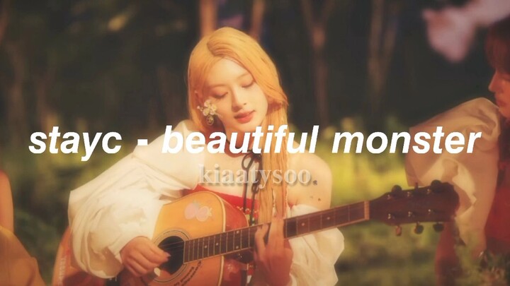 stayc - beautiful monster (slowed + reverb)