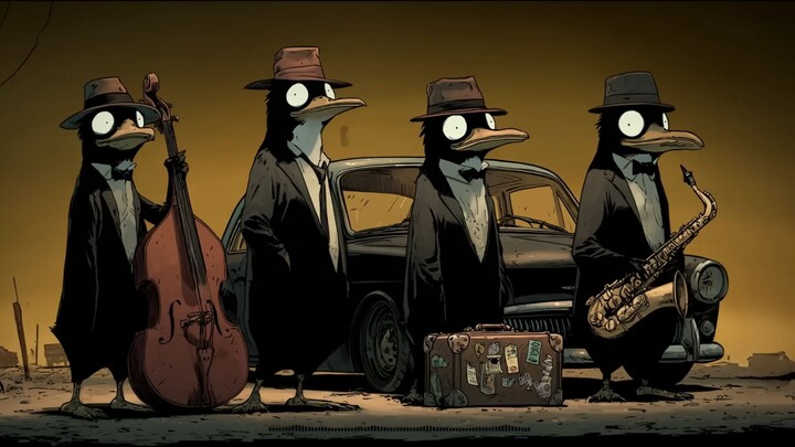 Penguins Ride in Rhythm – Jazz for FLOWING Work & Deep Focus - Top Penguin Jazz