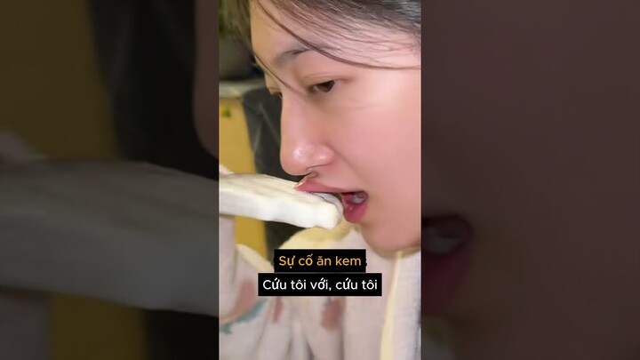 Đã bao giờ ăn 1 cây kem nhưng lại gặp sự cố chưa? #douyin #tiktok #trending