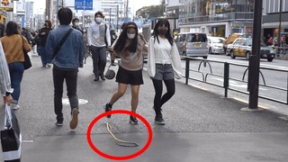 突然へびが出てくるドッキリ / Snake Scare Prank in Japan Part.1