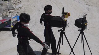 鸡哥狗哥动作捕捉 拍摄现场 暴太郎战队