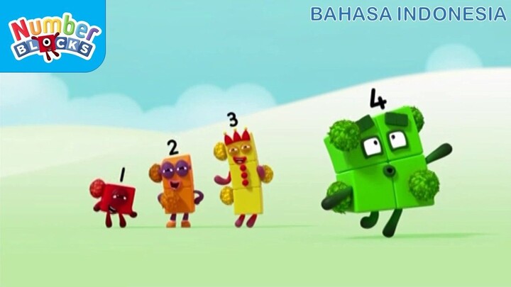 Bulu-Bulu Halus [S2E12] | Numberblocks (Bahasa Indonesia)