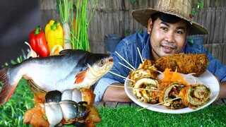 Cooking crispy Bra Fish Cutlet recipe - Crispy Crunchy Fish Cutlet eating delicious