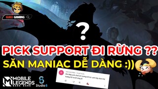 Mobile Legends: Bang Bang | SUPPORT ĐI RỪNG THEO PHONG CÁCH GUKU - LỤM MANIAC ?!?