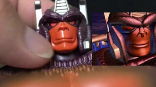 TA Metal Variant Chimpanzee/Sky Saint II G1 bw bm Super Warrior Beast Man #279