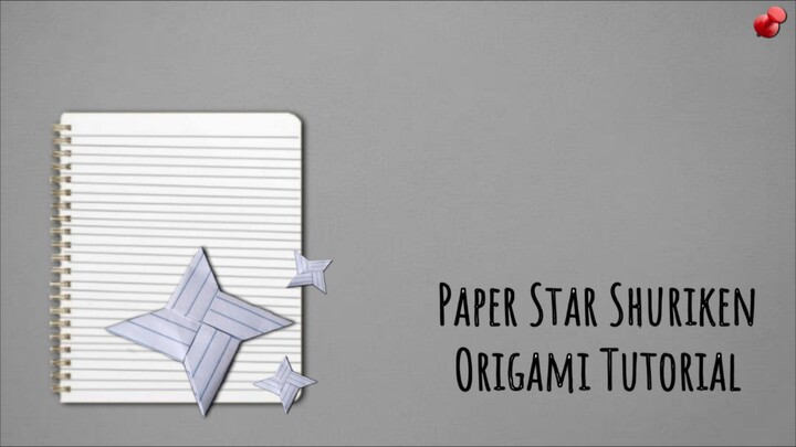 Paper Star Shuriken Origami Tutorial