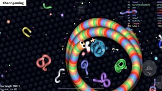 Slither.io A.I. 200,000+ Score Epic Slitherio Gameplay #92 9