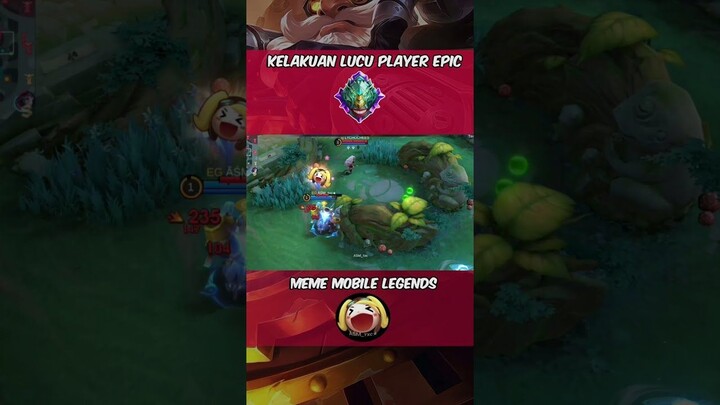 momen lucu para Anomali rank epic #mobilelegends #mlbb #absurdhumor
