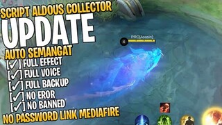 Script Skin Aldous Collector Full Efeect No Password Patch Terbaru | Mobile Legends