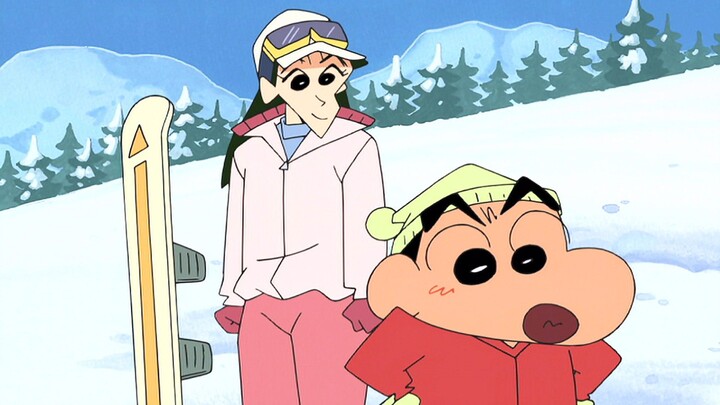 Shin Cậu Bé Bút Chì Vietsub | Tập 555 - 2 : Tớ được dẫn đi trượt tuyết - Tiếp